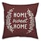 18" x 18" Home Sweet Home Versatile Throw Pillow